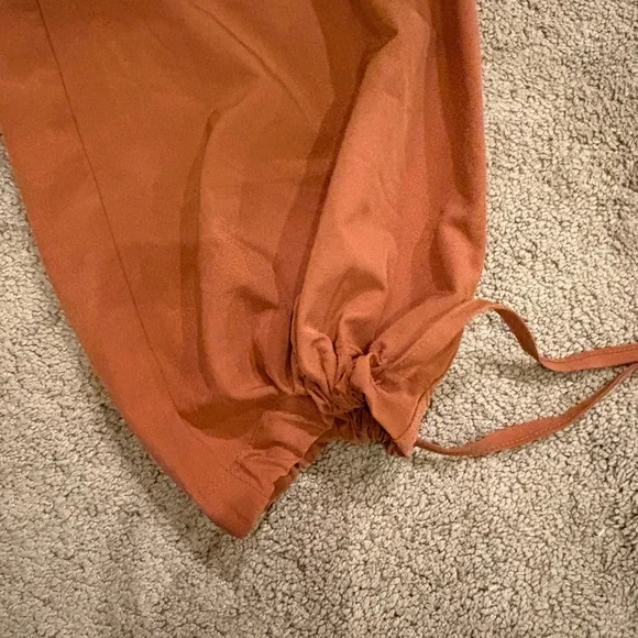 Rust Wide-Leg Pants - Picture 3 of 3